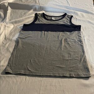 The Children's Place Gray and Navy Tank Top